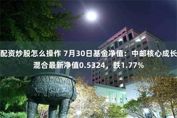 配资炒股怎么操作 7月30日基金净值：中邮核心成长混合最新净值0.5324，跌1.77%