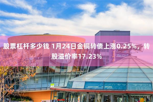 股票杠杆多少钱 1月24日金铜转债上涨0.25%，转股溢价率17.23%